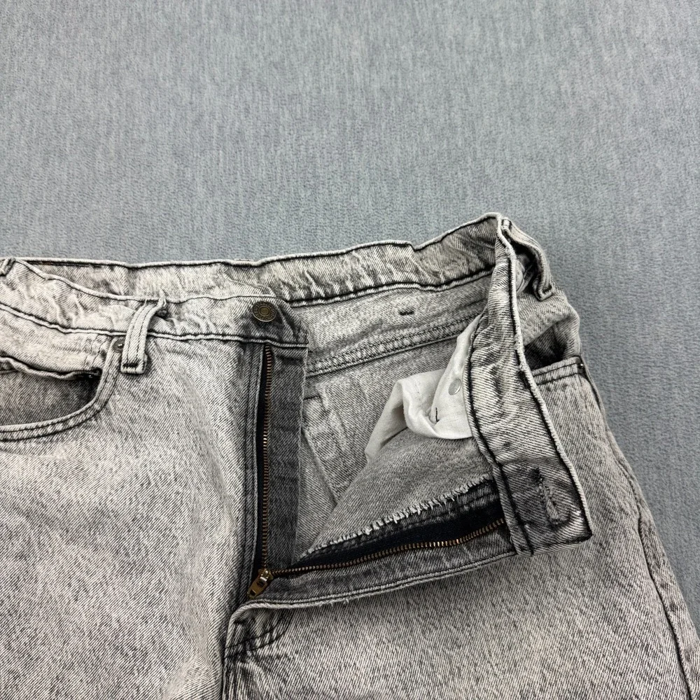 Vintage Levis 540 Jeans Mens 34x29 Fit 32x28 Gray Relaxed Acid Wash USA Made 80s